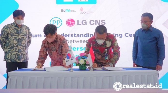 PT PP LG CNS smart city IKN Nusantara realestat.id dok