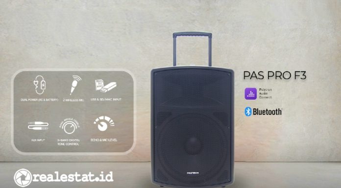 Polytron Speaker Portabel PAS PRO F3 Series realestat.id dok