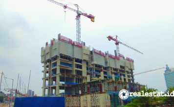 Progres pembangunan Apartemen Antasari Place 8 November 2022 realestat.id dok