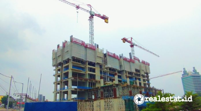 Progres pembangunan Apartemen Antasari Place 8 November 2022 realestat.id dok