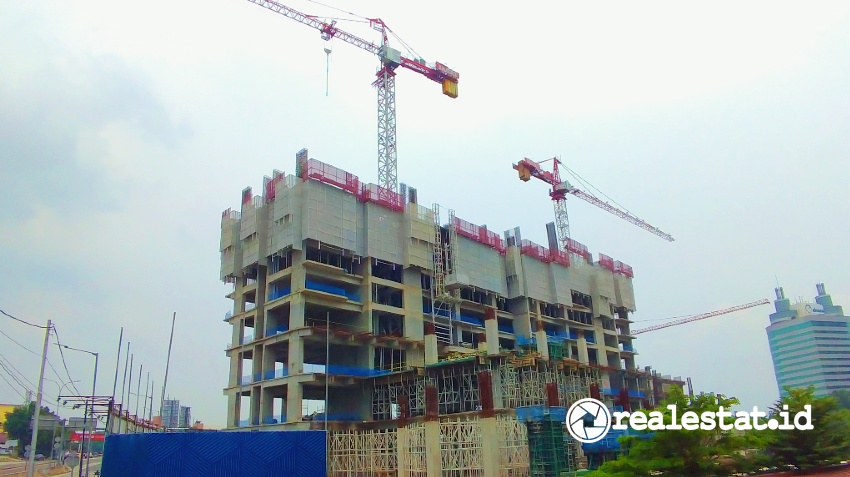 Progres pembangunan Apartemen Antasari Place, 8 November 2022 (Foto: realestat.id)