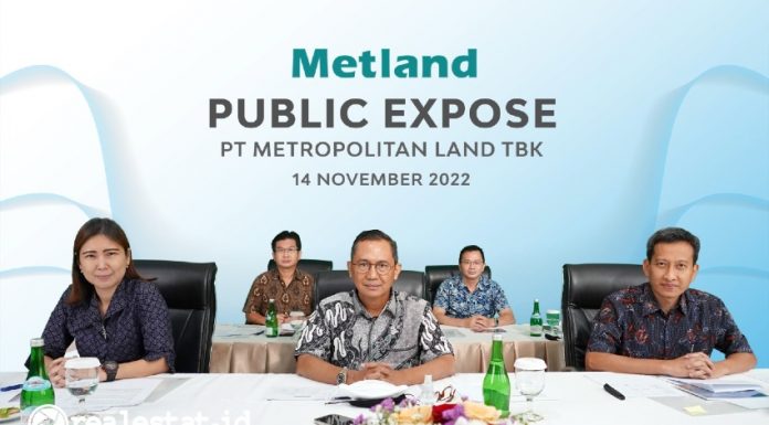 Public Expose PT Metropolitan Land Tbk Metland Kuartal III 2022 realestat.id dok