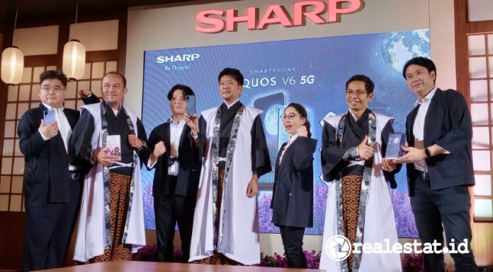 Sharp Indonesia Rilis Smartphone AQUOS V6 5G IGA Series realestat.id dok
