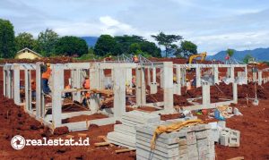 Pembangunan rumah tahan gempa di Cianjur (Foto; istimewa)