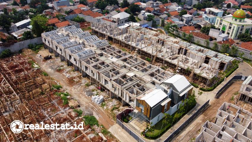 Progres pembangunan perumahan rumah Mazenta Residence Bintaro realestat.id dok