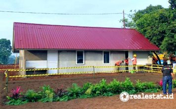 Rumah Relokasi Korban Gempa Cianjur RISHA Kementerian PUPR realestat.id dok