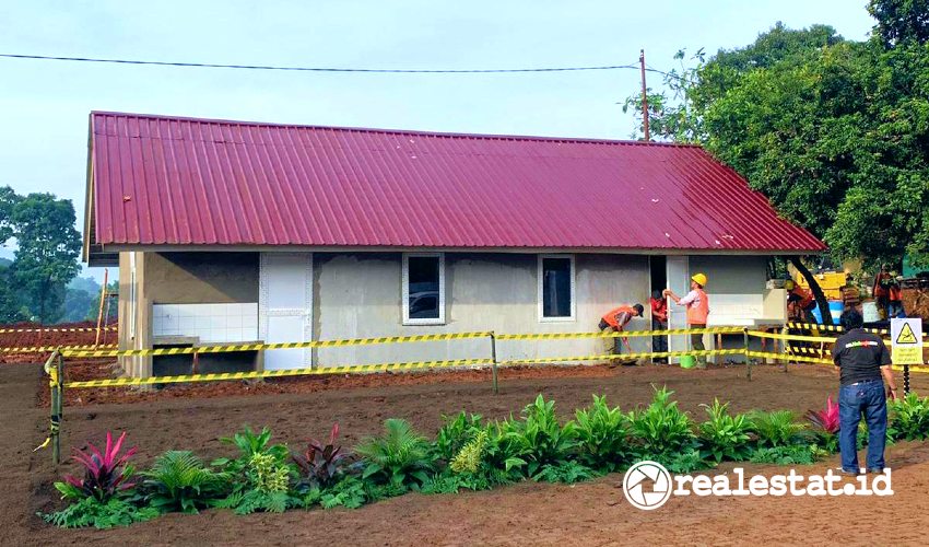Rumah Relokasi Korban Gempa Cianjur RISHA Kementerian PUPR realestat.id dok