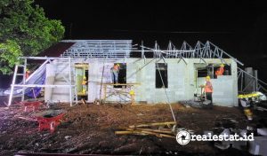 Kementerian PUPR akan membangun 200 unit Rumah Instan Sederhana Sehat (RISHA) dengan struktur tahan gempa bagi korban gempa Cianjur. (Foto: istimewa)