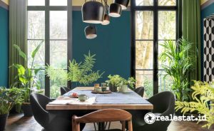 Palet tren warna Dulux Colour of The Year 2023, Lush, terinspirasi dari warna hutan dengan warna hangat, lembut yang mampu memberikan suasana nyaman dan menenangkan hati. (Foto: istimewa)
