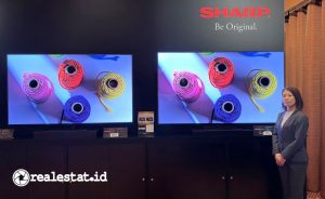 Sharp TV 4K AQUOS XLED ukuran 75 inci dan 70  inci hadir di pameran CES 2023 (Foto: istimewa)