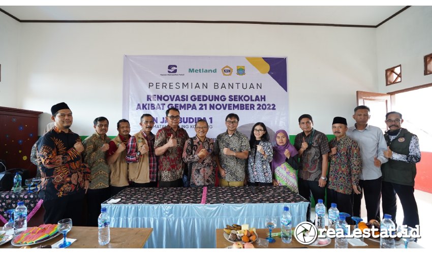 Renovasi sekolah SDN Jambudipa 1 Cianjur sejalan dengan visi misi YMP untuk membantu sesama