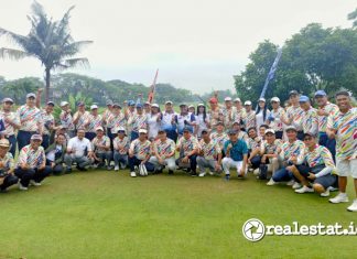 Turnamen Golf HUT REI ke-51 Medan realestat.id dok