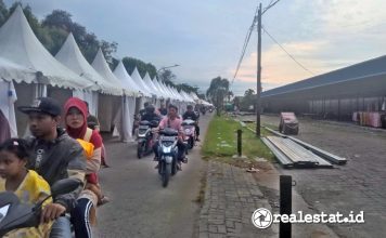 Warga Perumahan Mutiara Garuda Tangerang Keluhkan Aktivitas Pedagang Musiman realestat.id dok