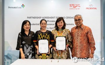 Peluncuran dan Penandatanganan Kerjasama antara Prudential Indonesia dengan Bank Permata untuk PRUProteksi Griya