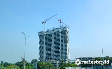Pembangunan Apartemen Antasari Place Jakarta Maret 2023 realestat.id dok