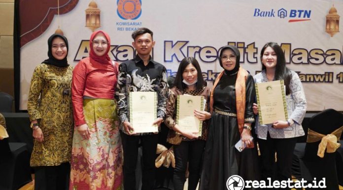 Komisariat REI Bekasi menyelenggarakan Akad Kredit Massal dan Halalbihalal di Hotel Nuanza Cikarang, Bekasi, Senin, 22 Mei  2023. (Foto: istimewa)   