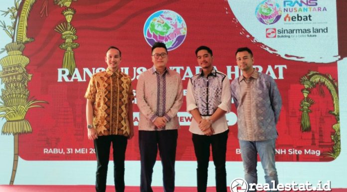 Groundbreaking Rans Nusantara Hebat BSD City Raffi Ahmad Kaesang Pangarep realestat.id dok