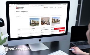 eCatalog dari Sinar Mas Land ini semakin lengkap dengan adanya fitur Komparasi Unit. (Foto: istimewa)