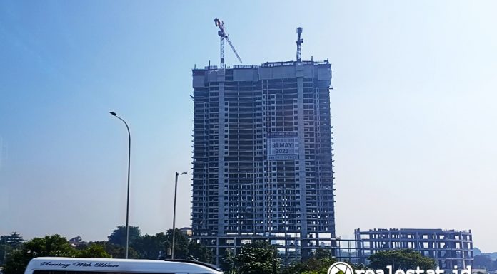Topping Off Apartemen Antasari Place Jakarta Selatan PDS INPP realestat.id dok