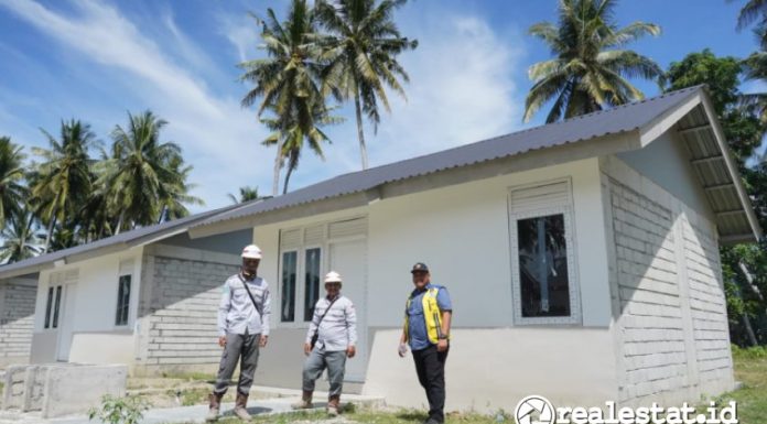 pembangunan huntap 2A di sulawesi tengah