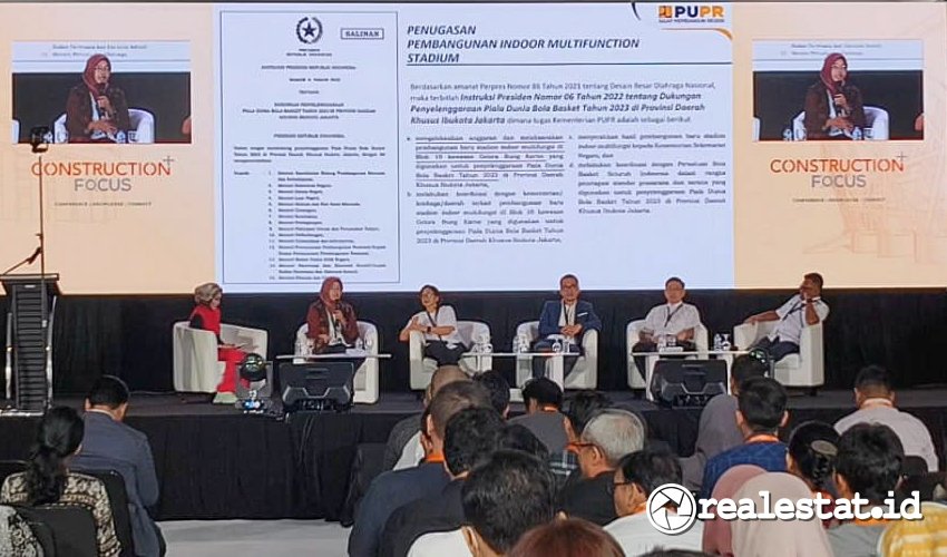 Construction Plus Indonesia dan Kementerian PUPR membuat diskusi membahas IMS GBK Senayan. (Foto: Construction Plus)