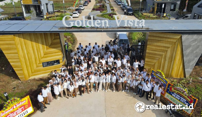 GNA Group menggelar acara grand launching dan peresmian rumah contoh Golden Vista, Rabu, 31 Mei 2023. (Foto: istimewa) 