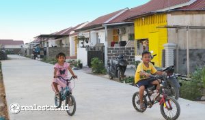 PSU jalan di Perumahan Subsidi SP Land Marina Batam (Foto: dok. Kementerian PUPR)