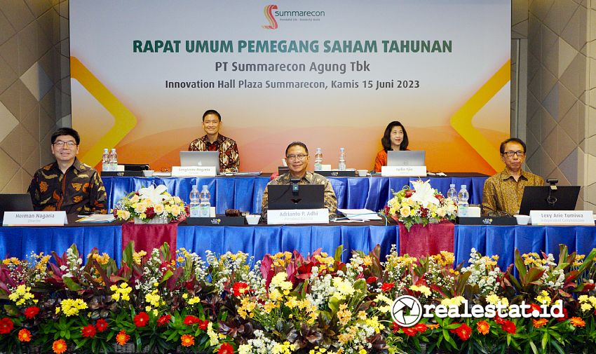 Rapat Umum Pemegang Saham Tahunan (RUPST) PT Summarecon Agung, Tbk (SMRA), Kamis, 15 Juni 2023. (Foto: istimewa)