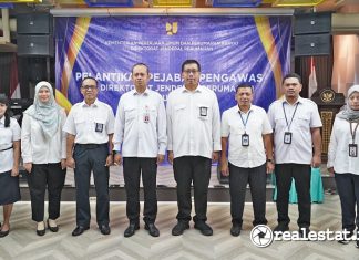 Iwan Suprijanto Lantik Pejabat Pengawas Dirjen Perumahan Kementerian PUPR realestat.id dok