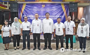 Iwan Suprijanto Lantik Pejabat Pengawas Dirjen Perumahan Kementerian PUPR realestat.id dok