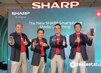 Peluncuran Smartphone Sharp Aquos R7s V7 plus realestat.id dok