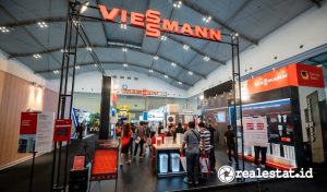 Viessmann pertama kalinya berpartisipasi dalam IndoBuildTech (IBT) 2023, dengan menawarkan produk pemurni dan pemanas air (Sumber: Viessmann Indonesia)