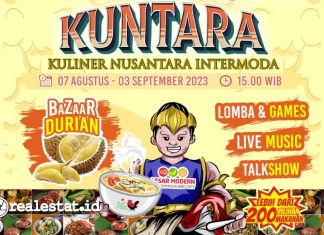 Festival Kuliner Nusantara Kuntara Pasar Modern Intermoda BSD City realestat.id dok