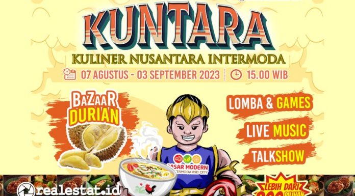 Festival Kuliner Nusantara Kuntara Pasar Modern Intermoda BSD City realestat.id dok