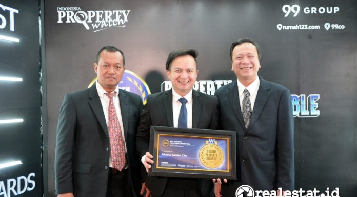 Jakarta Garden City Modernland Golden Property Awards 2023 realestat.id dok