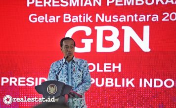 Pembukaan Gelar Batik Nusantara GBN 2023 Jokowi realestat.id dok