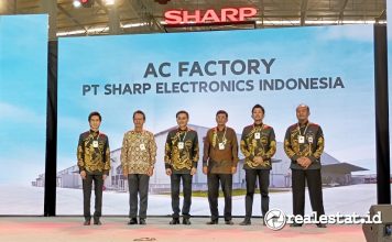 Peresmian Pabrik AC Factory Sharp Indonesia KIIC Karawang realestat.id dok
