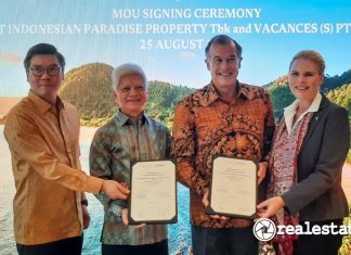 penandatanganan Nota Kesepahaman antara PT Indonesian Paradise Property Tbk dengan Club Med