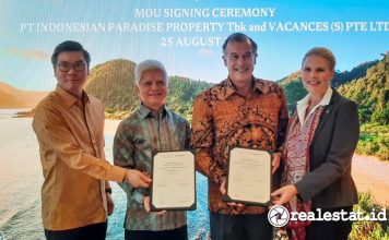 penandatanganan Nota Kesepahaman antara PT Indonesian Paradise Property Tbk dengan Club Med