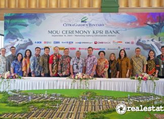 MoU Penandatanganan Kerja Sama PKS CitraGarden Bintaro Ciputra Marketing Gallery realestat.id dok