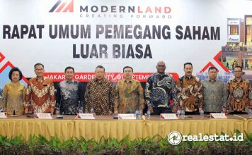 PT Modernland Realty Tbk MDLN Rapat Umum Pemegang Saham Luar Biasa RUPSLB 2023 realestat.id dok