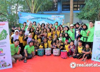 Sharp Indonesia Greenerator World Clean Up Day Pulau Harapan realestat.id dok