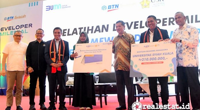 Bank BTN Syariah Pelatihan Developer Milenial Bank BTN Universitas Syiah Kuala Banda Aceh realestat.id dok