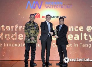 Cluster Modern Waterfront Residence KotaModern Properti Indonesia Award PIA 2023 realestat.id dok