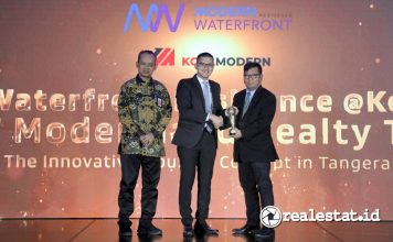 Cluster Modern Waterfront Residence KotaModern Properti Indonesia Award PIA 2023 realestat.id dok