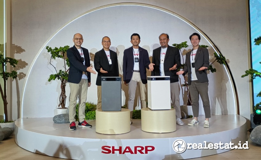 Peluncuran Air Purifier Sharp Purefit Manajemen realestat.id dok