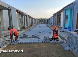Pembangunan Jalan PSU Rumah Subsidi Gorontalo Kementerian PUPR realestat.id dok