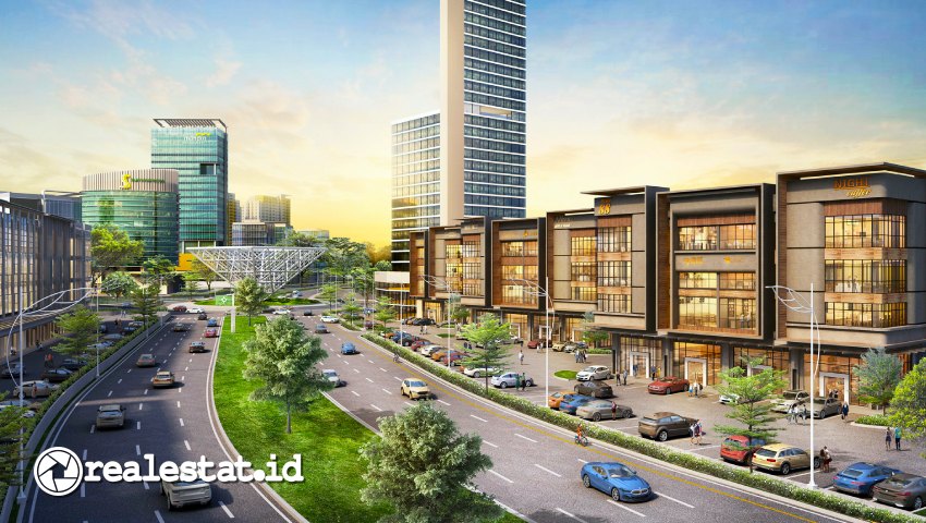 Crystal Boulevard Signature Commercial berada di lokasi terdepan Summarecon Bekasi. (Foto: Dok. Summarecon)