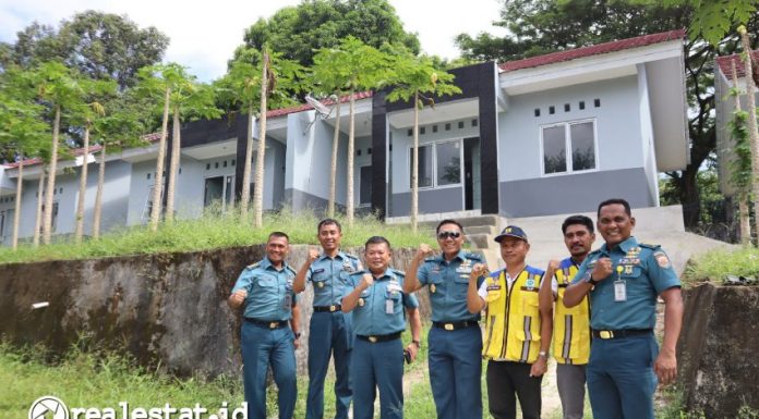 TNI AL Kementerian PUPR Bangun 10 Unit Rusus Lantamal IX Ambon realestat.id dok