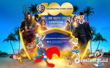 WB100 Celebrating Every Story Warner Bros Sentosa Singapura Singapore realestat.id dok